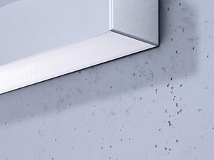 Miniaturka 14 - Lampa LED, srebrna obudowa, nowoczesny design do salonu