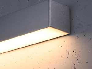 Miniaturka 15 - Nowoczesna lampa LED, srebrna obudowa, minimalistyczny design do biura
