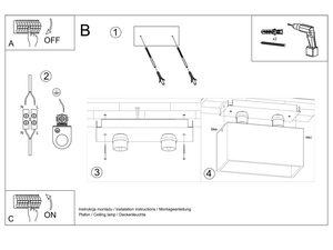 Miniaturka 19 - Instrukcja montażu lampy LED z dwoma źródłami światła