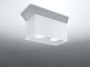 Miniaturka 1 - Dwupunktowa biała lampa LED do nowoczesnych wnętrz