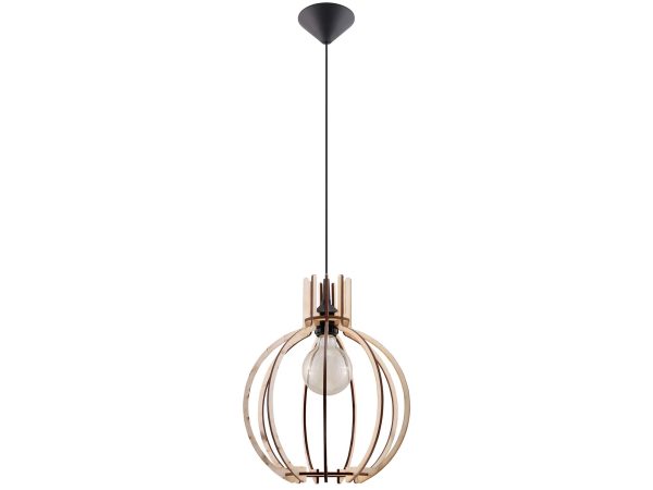 Lampa wisząca z drucianym kloszem – styl retro