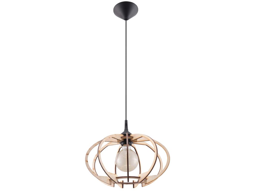 Drewniana Lampa Wisząca MARIS