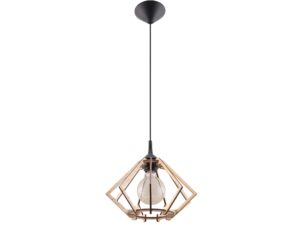 Miniaturka 8 - Lampa wisząca w stylu loftowym – konstrukcja z drewna i metalu