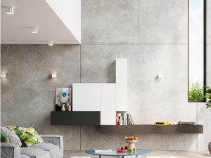 Miniaturka 3 - Czarna lampa LED z jasnym światłem rozchodzącym się w cztery strony