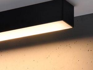 Miniaturka 9 - Czarna lampa ścienna LED, elegancki styl do industrialnych wnętrz