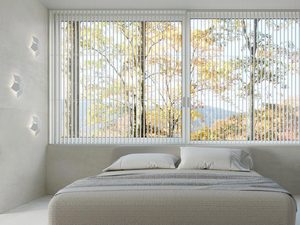 Miniaturka 9 - Nowoczesna sypialnia z białymi kinkietami LED nad łóżkiem