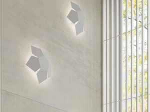 Miniaturka 11 - Sypialnia z dużym oknem i ściennymi kinkietami LED