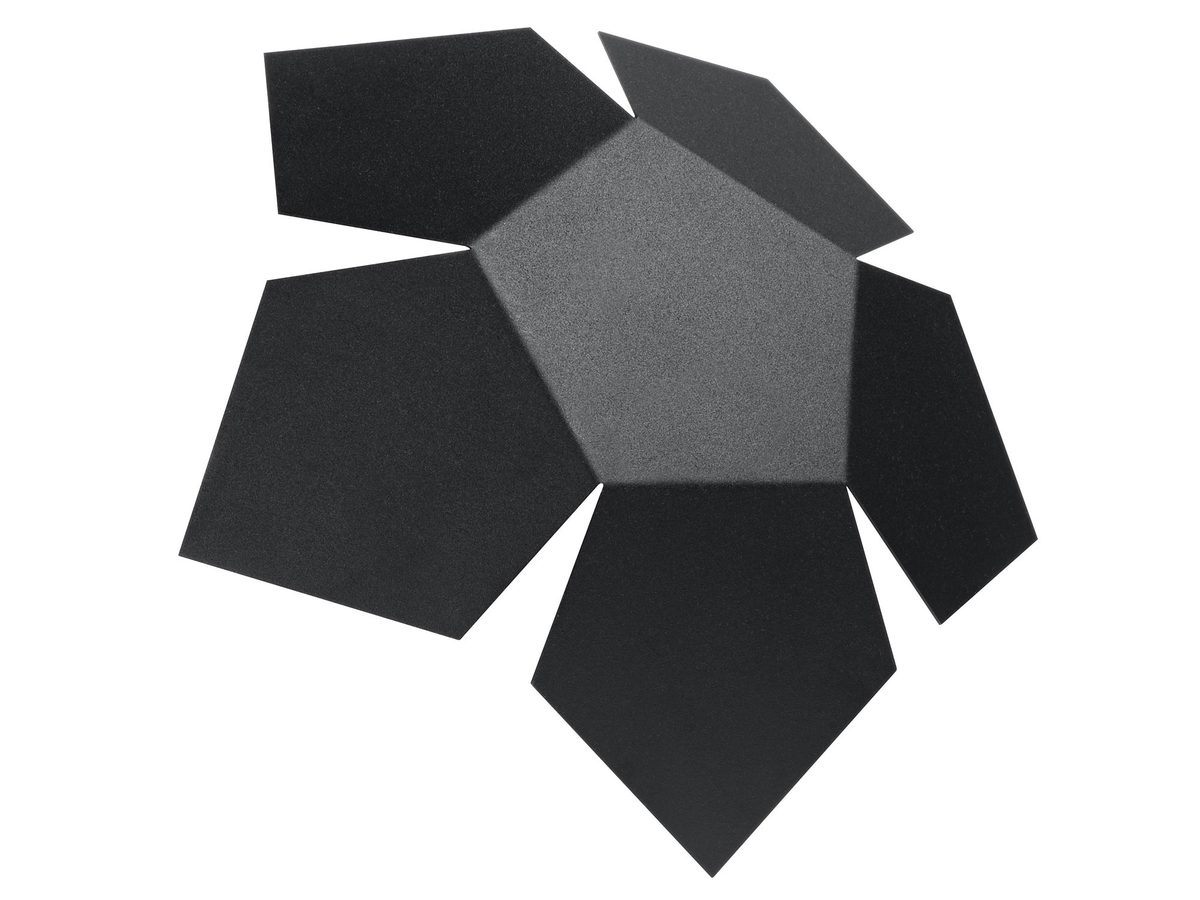 Geometryczny Kinkiet Stalowy PRISMA