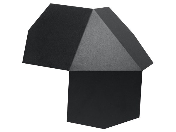 Kinkiet czarny w nowoczesnym kształcie