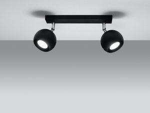 Miniaturka 2 - Nowoczesny salon z reflektorami LED i dużym przeszkleniem