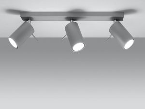 Miniaturka 20 - Nowoczesny plafon industrialny z trzema reflektorami