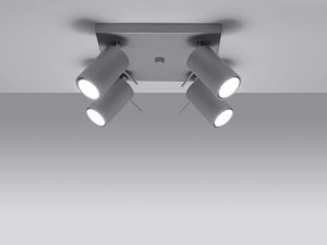 Miniaturka 8 - Cztery światła Plafon RING 4 styl loftowy