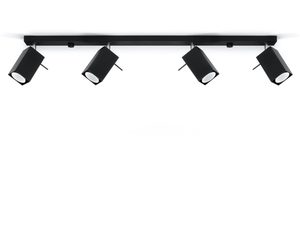 Miniaturka 6 - Reflektory LED na czarnej listwie w stylu industrialnym