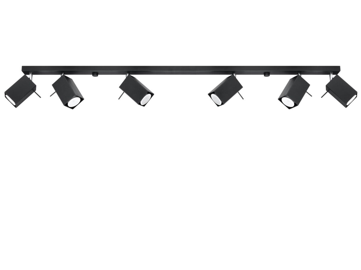 Plafon 6 Żarówek Styl Industrialny MELIA 6L