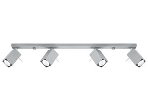 Miniaturka 20 - Szara sufitowa lampa z reflektorami
