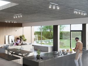 Miniaturka 15 - Lampa szynowa z sześcioma punktami LED w kuchni