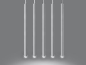 Miniaturka 9 - Lampa wisząca LED z pięcioma białymi tubami w stylu nowoczesnym