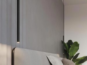 Miniaturka 3 - Czarny reflektor punktowy LED z ruchomym ramieniem