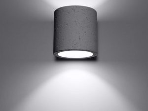 Miniaturka 2 - Nowoczesny kinkiet betonowy z podwójną emisją światła