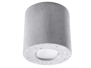 Miniaturka 8 - Betonowa lampa cylindryczna z subtelnym światłem punktowym