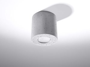 Miniaturka 1 - Walcowa oprawa natynkowa z betonu – minimalistyczny design