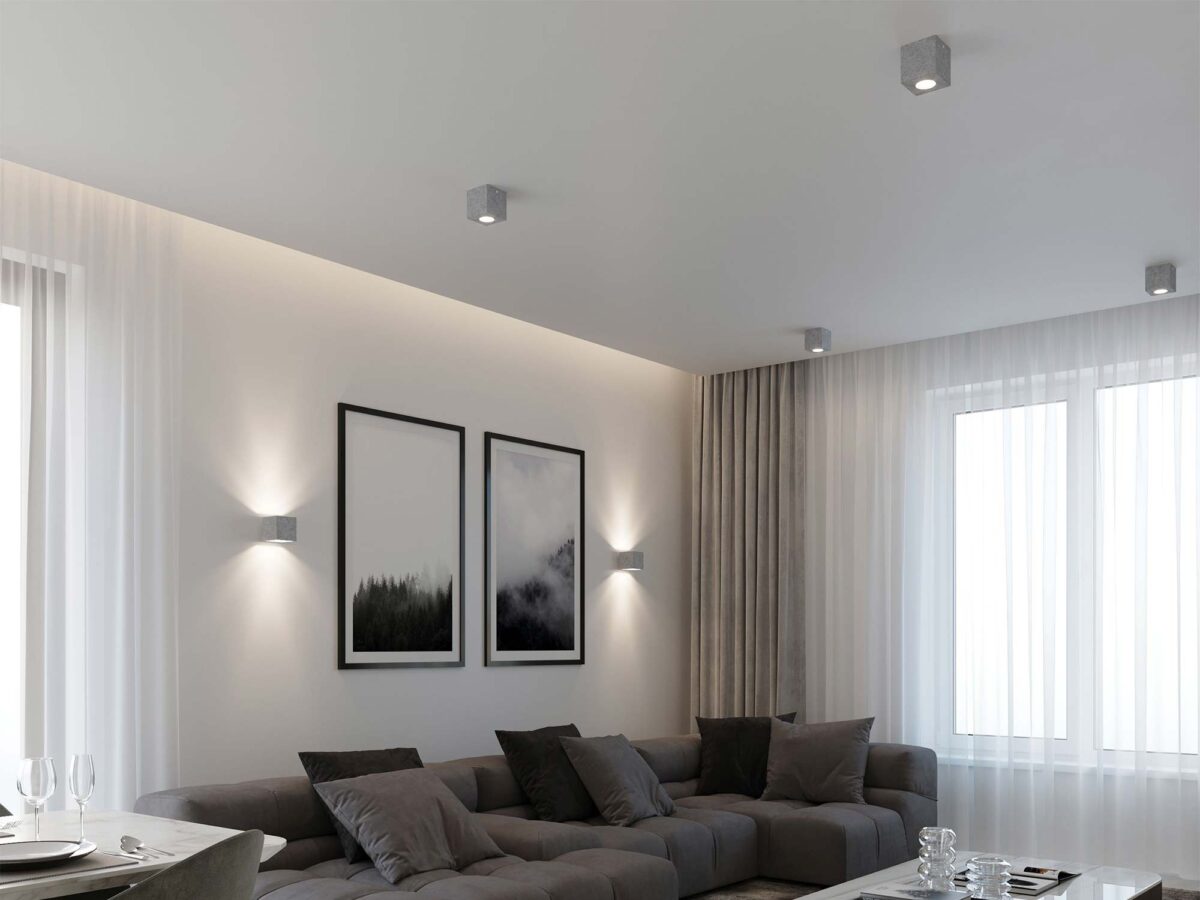 Salon minimalistyczny w neutralnej palecie