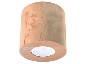 Miniaturka 8 - Drewniana lampa w formie walca – widok na zamontowany panel