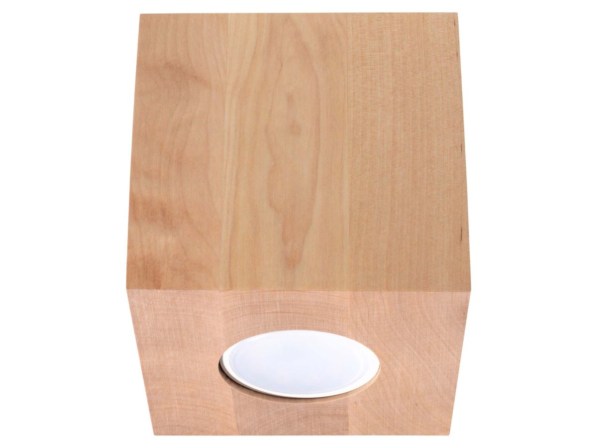 QUARK naturalne drewno Plafon w Stylu Skandynawskim