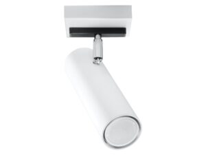 Miniaturka 6 - Czarny reflektor punktowy LED z ruchomym ramieniem