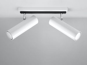 Miniaturka 7 - Reflektor LED z dwoma tubami w białym matowym kolorze