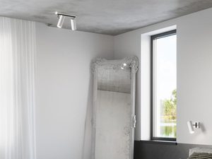 Miniaturka 4 - Nowoczesne oświetlenie LED w białej sypialni