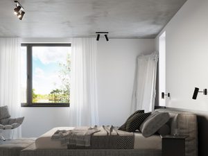 Miniaturka 4 - Nowoczesna oprawa sufitowa LED z czarnym reflektorem