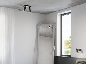 Miniaturka 9 - Reflektor sufitowy LED w nowoczesnym pokoju z oknem