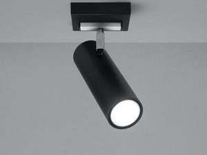 Miniaturka 8 - Reflektor sufitowy LED w kolorze czarnym