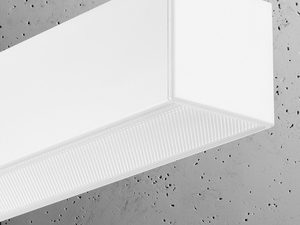 Miniaturka 17 - Prostokątna biała lampa LED ścienna, nowoczesny design