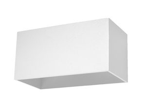 Miniaturka 12 - Biały kinkiet LED z prostą linią światła, montaż ścienny