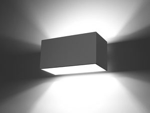 Miniaturka 2 - Ciemny kinkiet LED z efektem rozproszonym, światło góra-dół