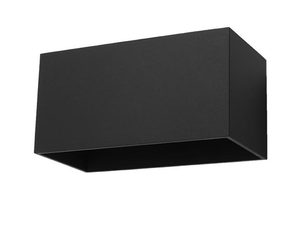 Miniaturka 6 - Aluminiowy kinkiet LED czarny z matową powierzchnią