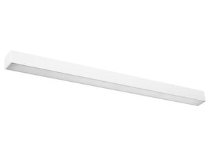 Miniaturka 18 - Nowoczesna biała lampa LED z ciepłym światłem, prostokątny design
