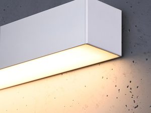 Miniaturka 14 - Nowoczesna lampa LED, biały panel, minimalistyczny styl