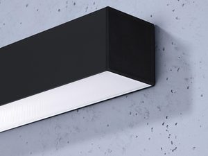 Miniaturka 8 - Nowoczesna lampa sufitowa LED, czarna obudowa, minimalistyczny styl