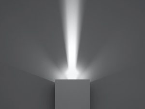 Miniaturka 14 - Czarny kinkiet LED z efektem światła kierunkowego góra i dół