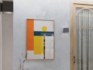 Miniaturka 22 - Przedpokój z czarnymi lampami LED i eleganckim wieszakiem