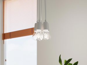 Miniaturka 6 - Nowoczesna biała lampa sufitowa