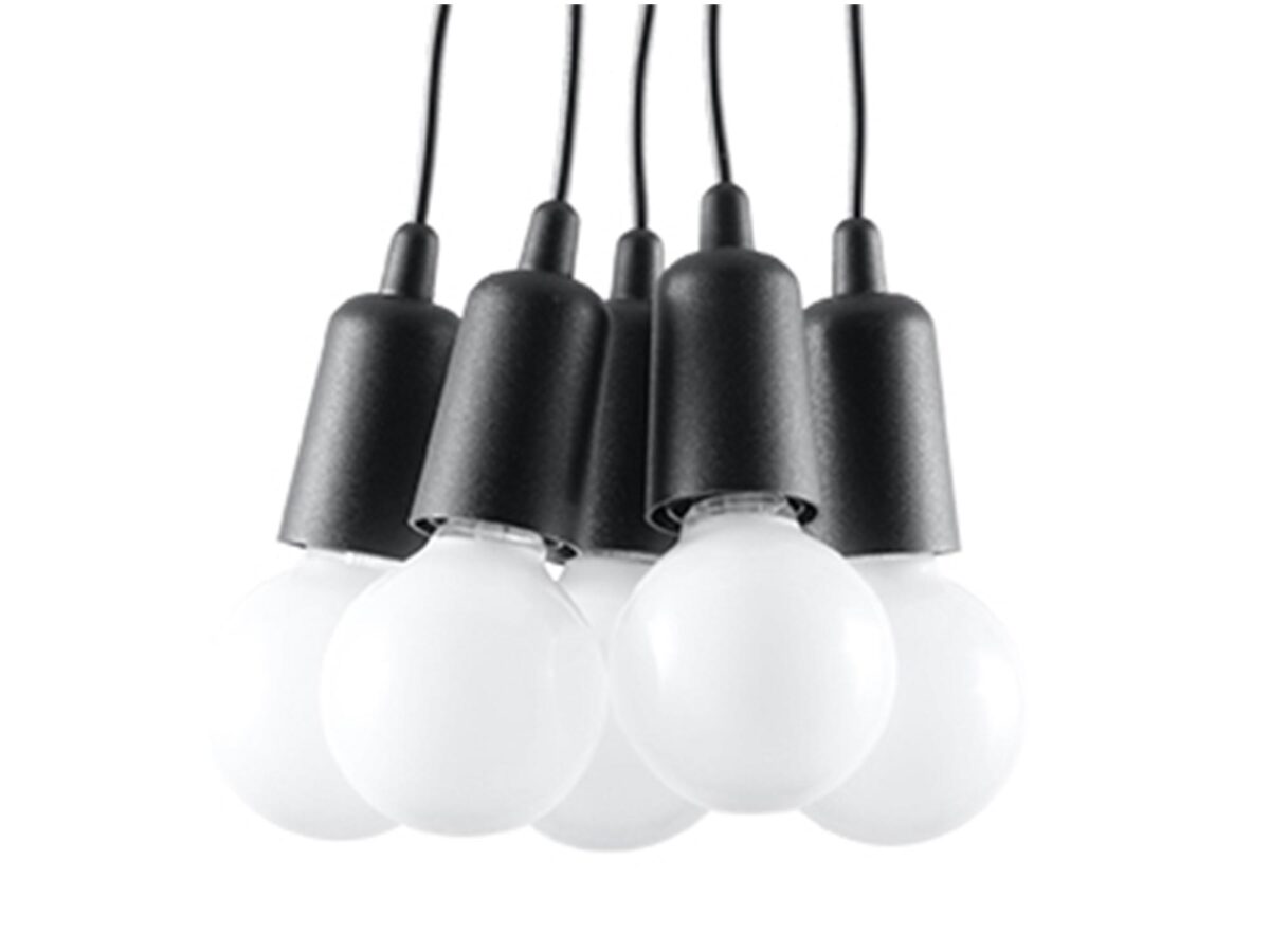 Lampa Sufitowa KROMA 5 Pięć Żarówek