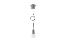 Miniaturka 25 - Szara lampa LED z jednym źródłem światła, styl minimalistyczny