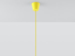 Miniaturka 37 - Żółta lampa sufitowa LED