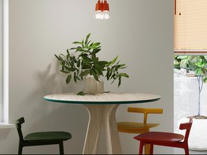 Miniaturka 52 - Designerska lampa LED w kolorze białym z źródłami światła