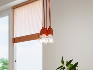 Miniaturka 51 - Nowoczesna lampa wisząca z białymi kloszami LED