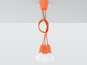 Miniaturka 46 - Pomarańczowa lampa sufitowa LED